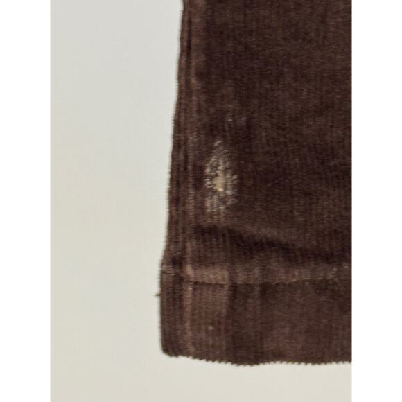 Guess Brown Corduroy Stretch Flare Low Rise Pants Jeans Y2K Style Women's 27 - Picture 2 of 14
